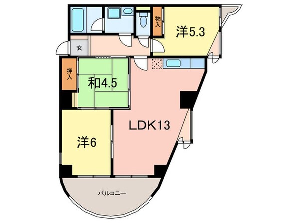 ステラ田中町の物件間取画像